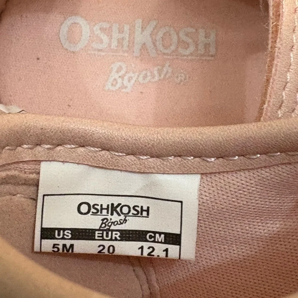 OshKosh B'gosh Molly Mary Jane Pink Slip on Sneakers